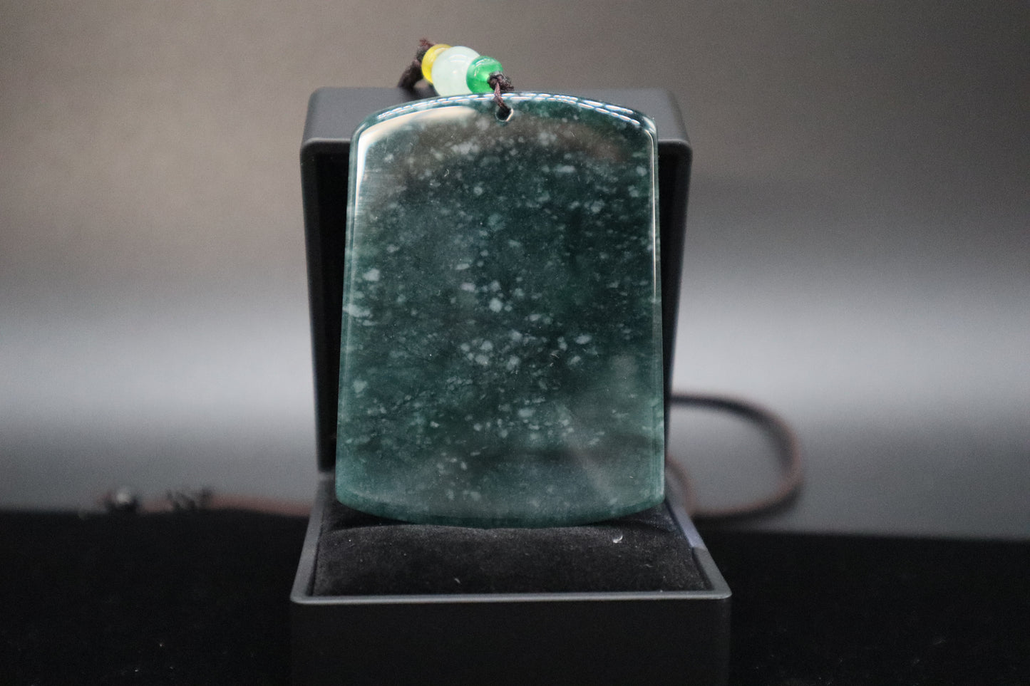 Blue Water Jade Dragon Pendant