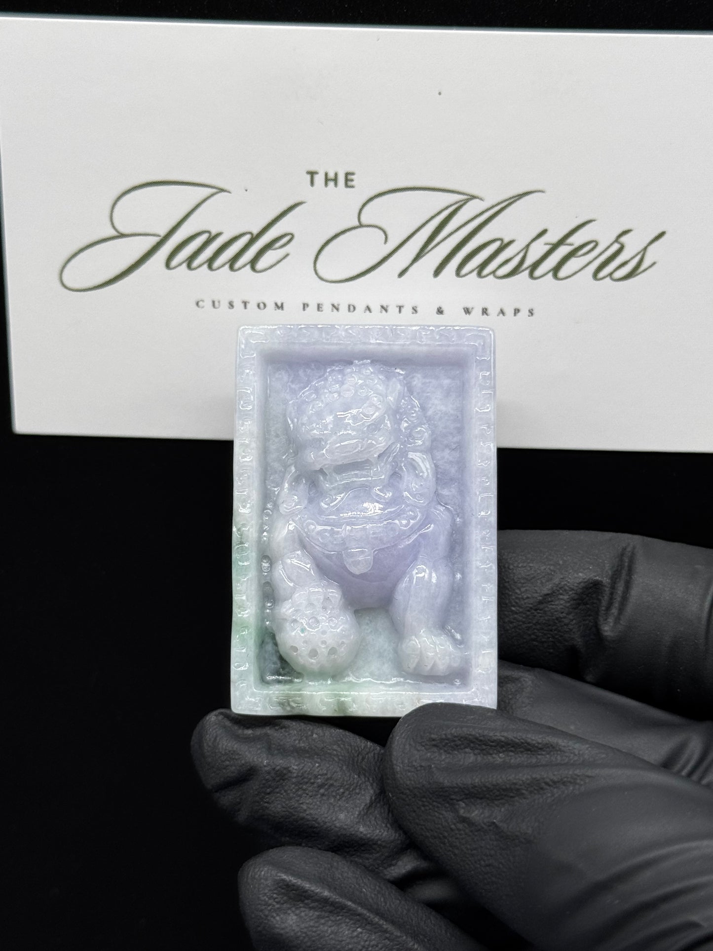 Purple Jade Fu Dog