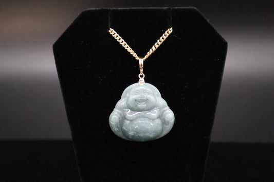 Blue-Water Jade Buddah Pendant