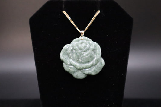 Jade Rose Pendant